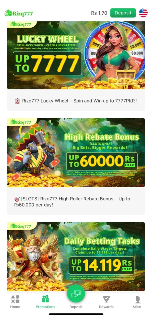 Rizq777 Game