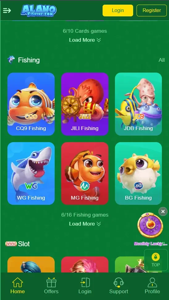 Alano Fishing Game